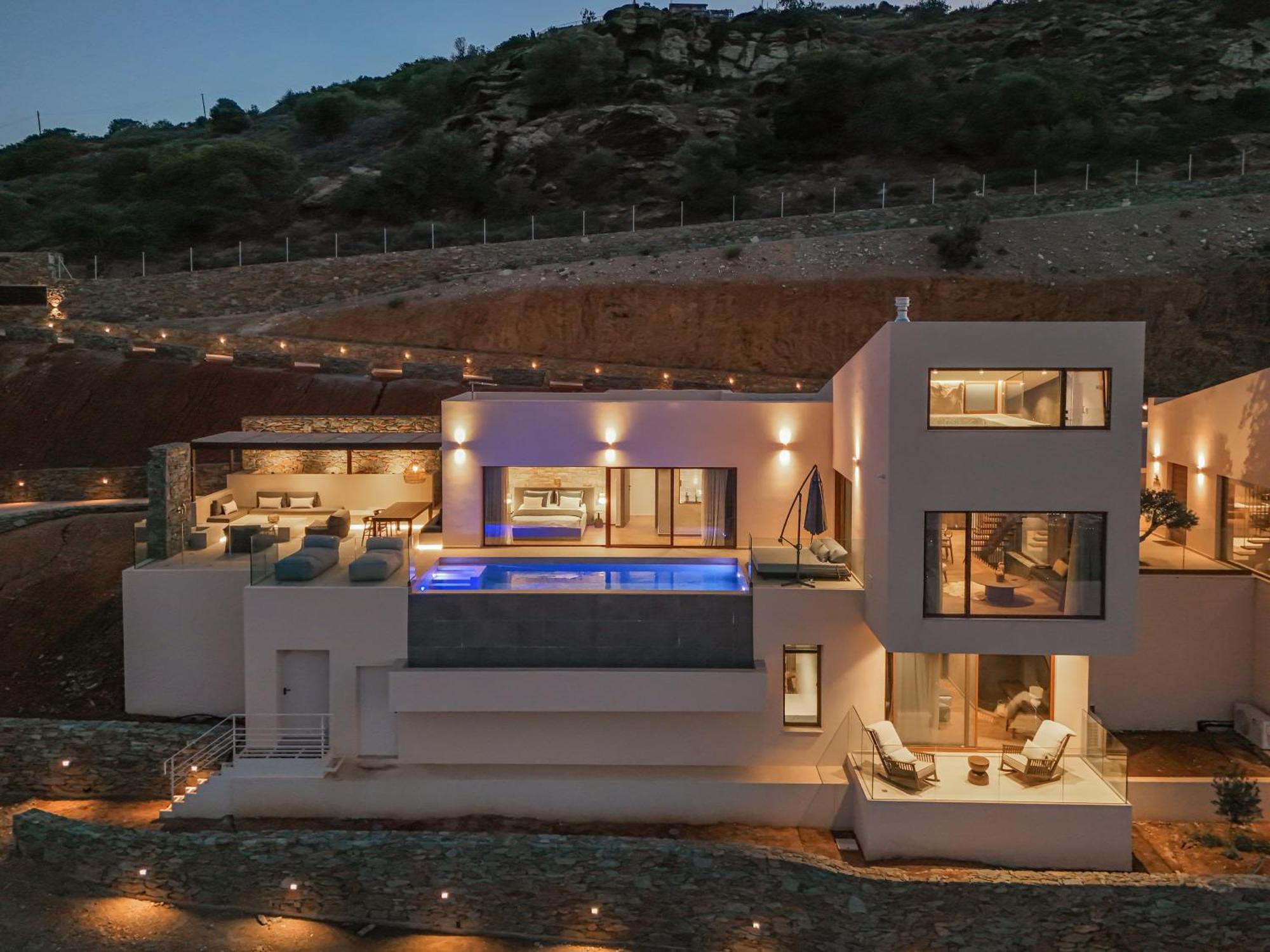 Villa Helios - Elevate Your Senses Agia Pelagia Dış mekan fotoğraf